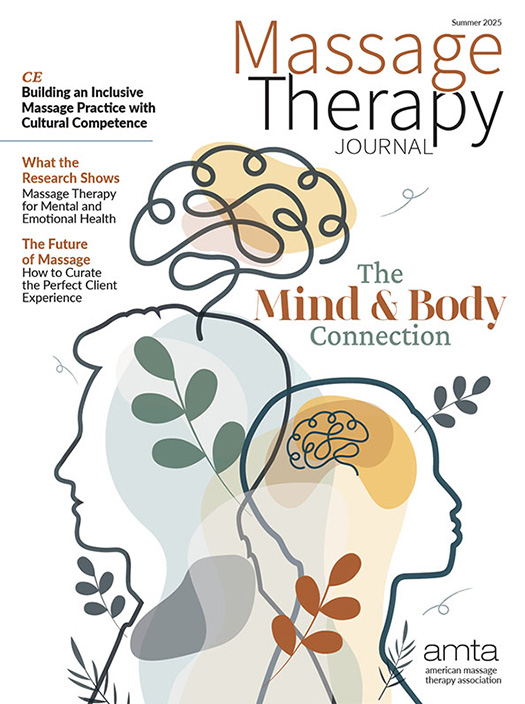 Massage Therapy Journal summer 2025 cover