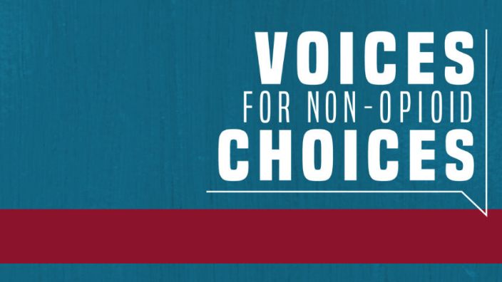 an image of the Voices for Non-Opioid Choices logo.